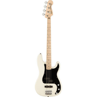 Squier Affinity Series Precision Bass PJ, Maple Fingerboard, Black Pickguard - Olympic White