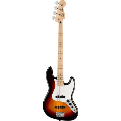 Squier Affinity Series Jazz Bass, Maple Fingerboard, White Pickguard - 3-Color Sunburst