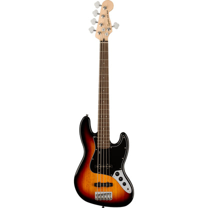 Squier Affinity Series Jazz Bass V, Laurel Fingerboard, Black Pickguard - 3-Color Sunburst