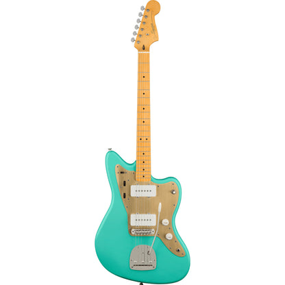 Squier 40th Anniversary Jazzmaster, Vintage Edition, Maple Fingerboard, Gold Anodized Pickguard, Satin Sea Foam Green