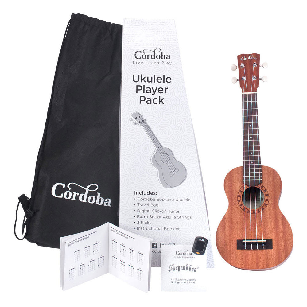 Cordoba Ukulele Player Pack - Concert