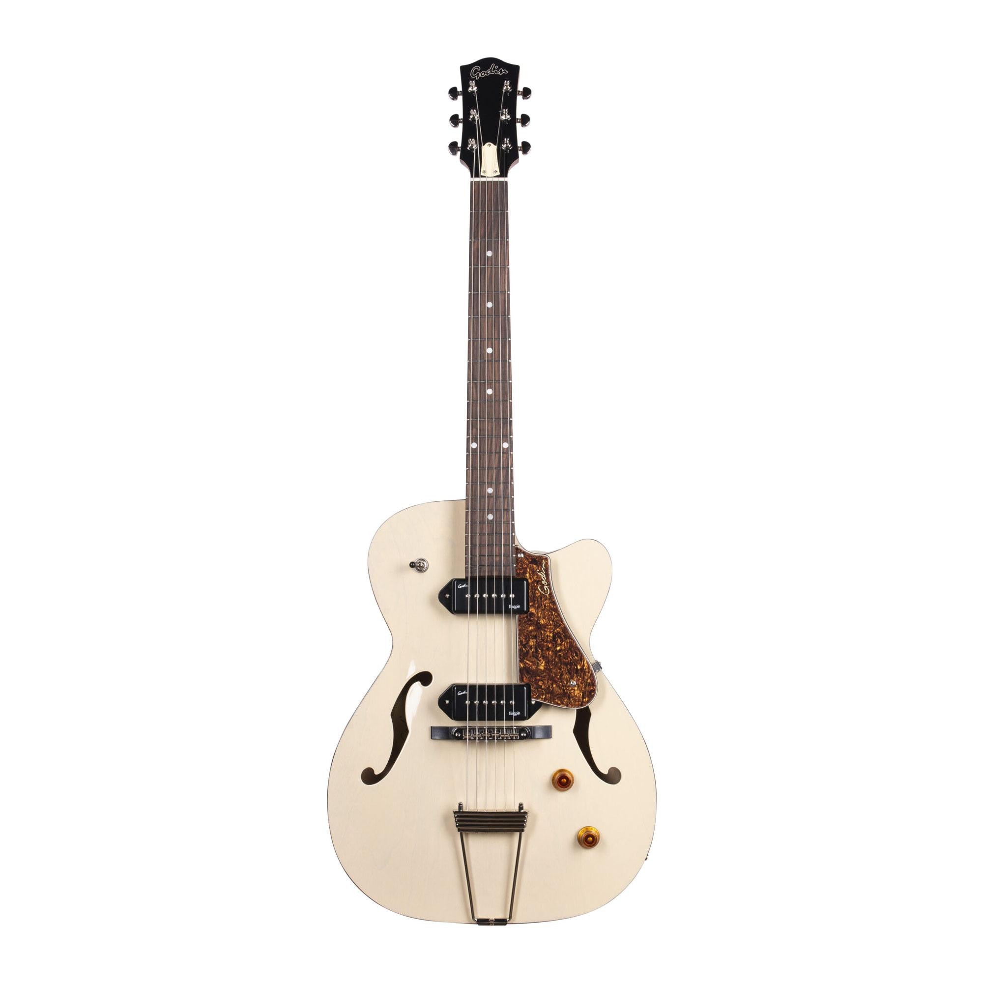 GODIN 5th Ave TL Kingpin P90, Trans Cream HG