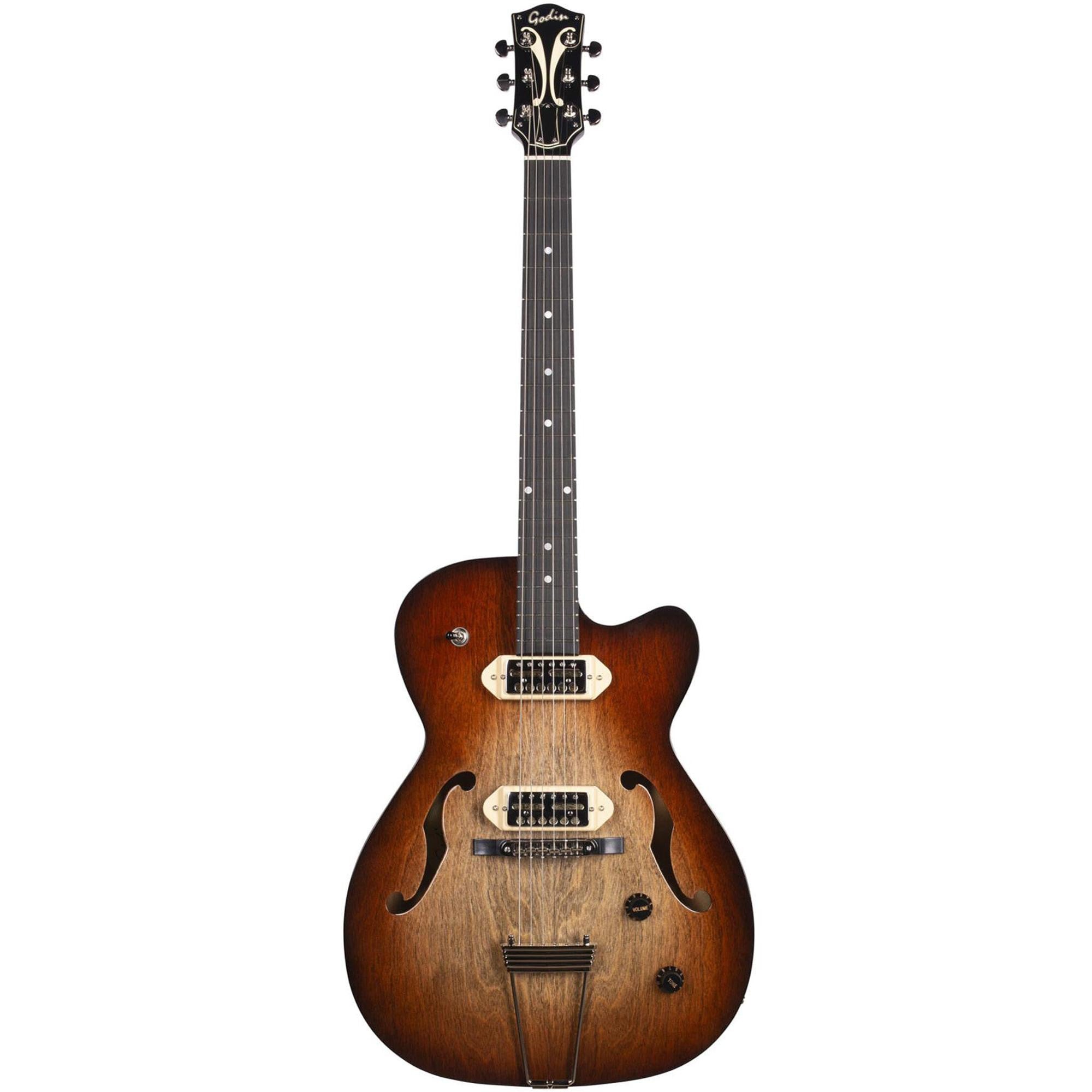 GODIN 5th Ave TL Vintage Burst HG Gold Foil