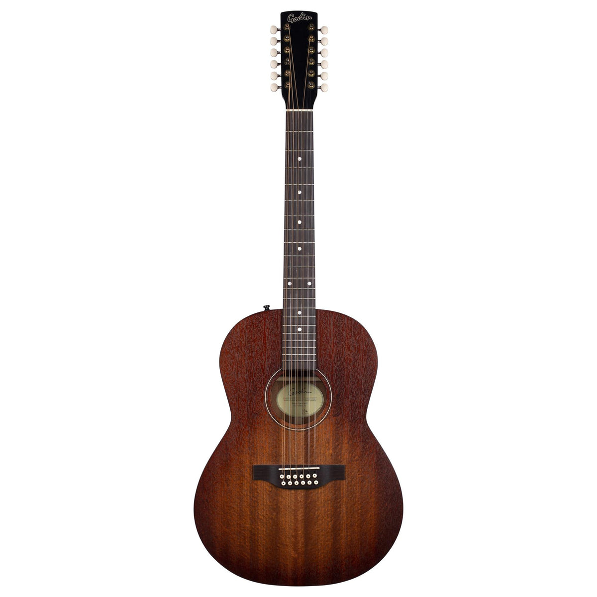 GODIN Mahogany Folk 12, Rustic Burst A/E