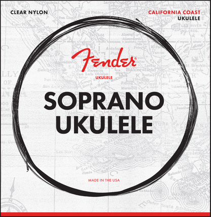 Fender Soprano Ukulele Strings, Set of Four