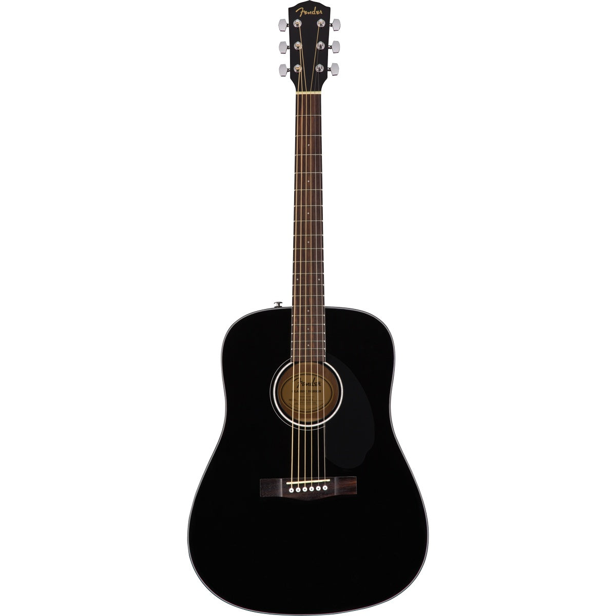 Fender CD-60S Dreadnought, Walnut Fingerboard - Black