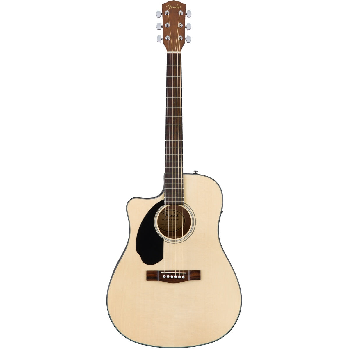 Fender CD-60SCE Left-Hand, Natural - Walnut
