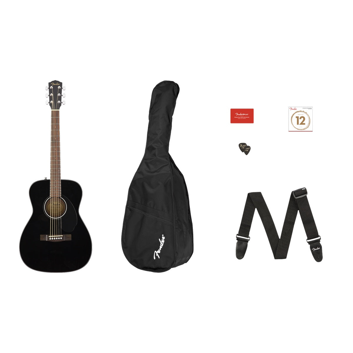 Fender CC-60S Concert Pack V2 - Black
