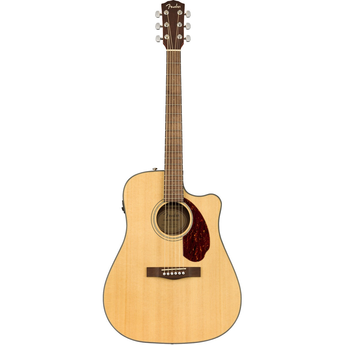 Fender CD-140SCE Dreadnought, Walnut Fingerboard - Natural w/case