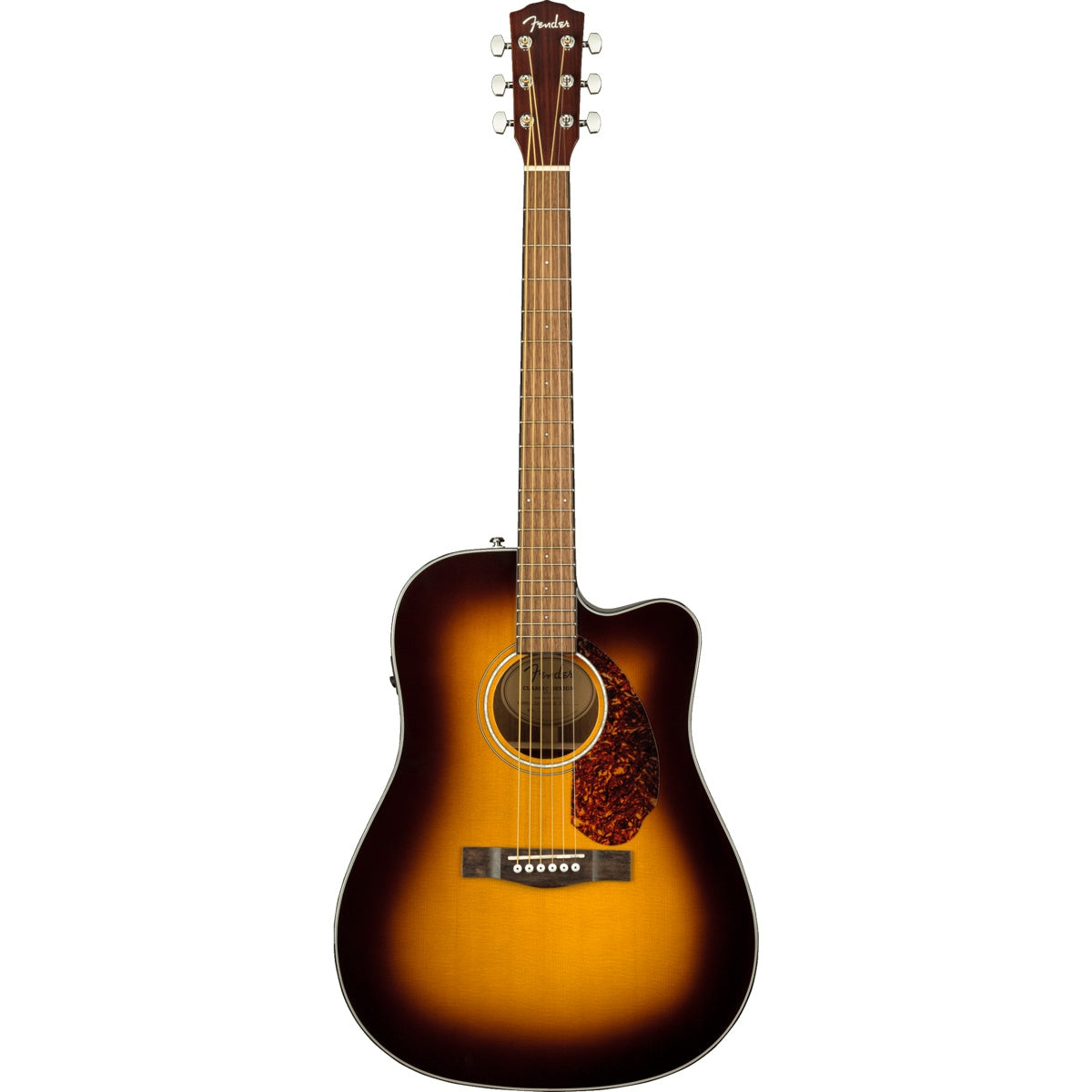 fender CD-140SCE Dreadnought, Walnut Fingerboard - Sunburst w/case