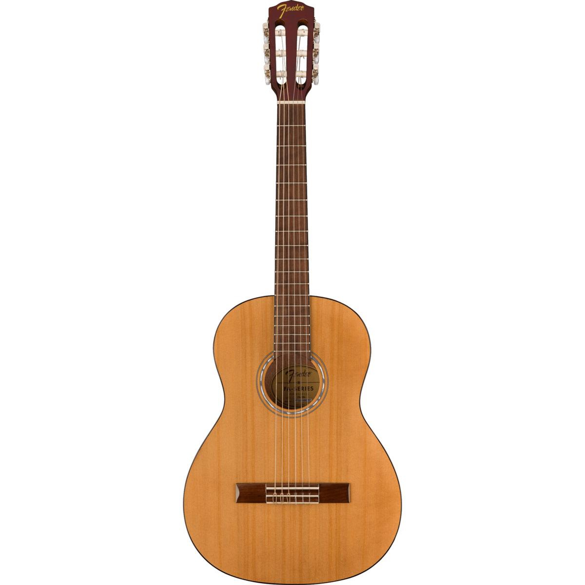 Fender FA-15N 3/4 Nylon w/ Gig Bag Classical Guitar, Natural