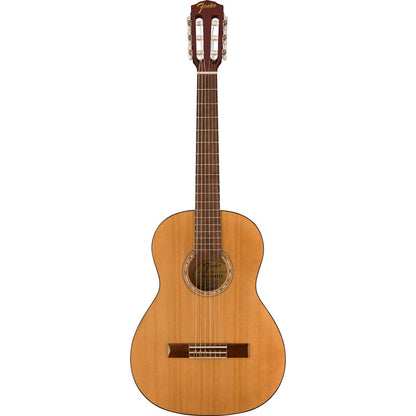 Fender FA-15N 3/4 Nylon w/ Gig Bag Classical Guitar, Natural