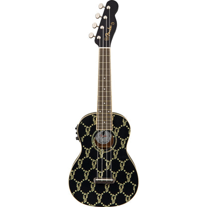 Fender Billie Eilish Uke, Walnut Fingerboard - Black
