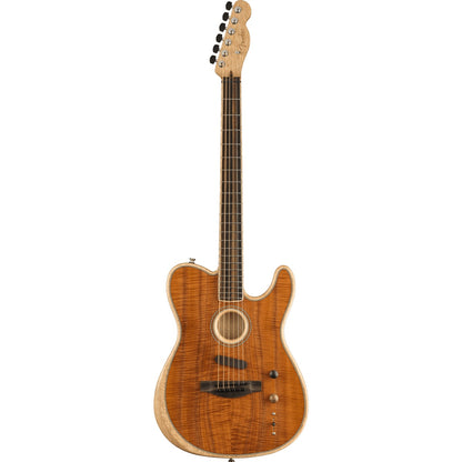Fender American Acoustasonic Telecaster, Ebony Fingerboard - Koa