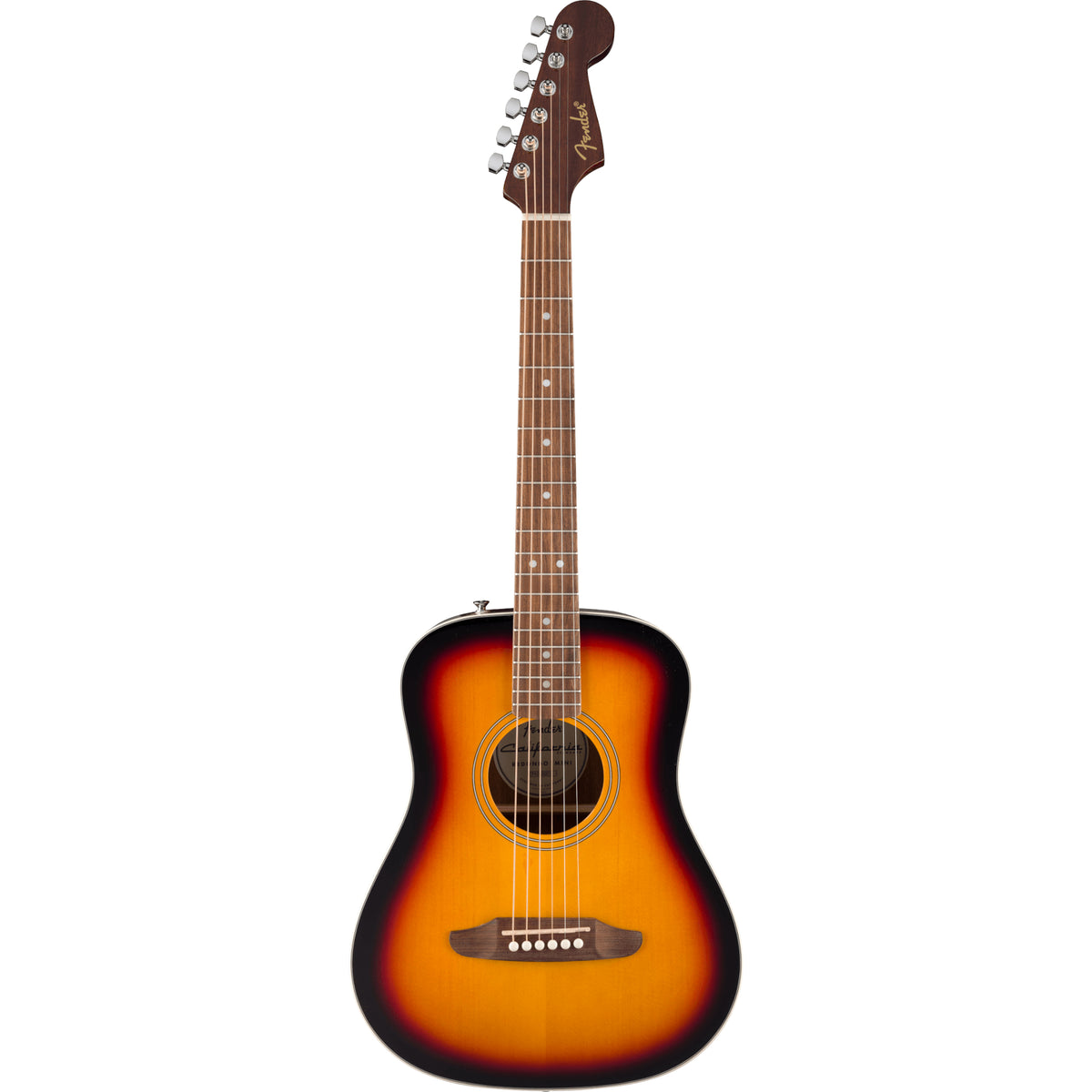 FENDER California Standard Redondo Mini with Bag, Spruce Top, 3-Color Sunburst