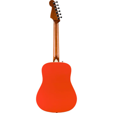 FENDER California Standard Redondo Mini with Bag, Spruce Top, Fiesta Red