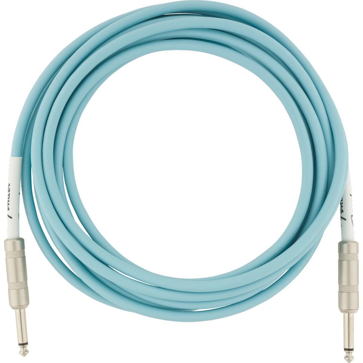 Fender Original Series Instrument Cable, 15', Daphne Blue