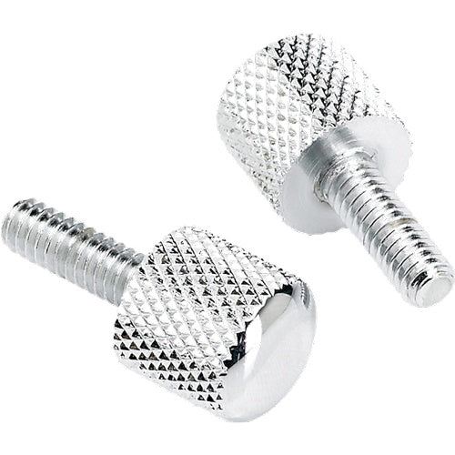 Fender Pure Vintage "Piggyback" Thumb Screws, (2) - Chrome