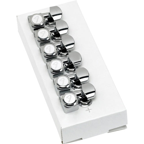 Locking Stratocaster/Telecaster Tuning Machines (Polished Chrome) (6)