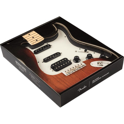 Fender Pre-Wired Strat Pickguard, Shawbucker Bridge/Gen 4 Noiseless Neck/Middle HSS, Parchment 11 Hole PG