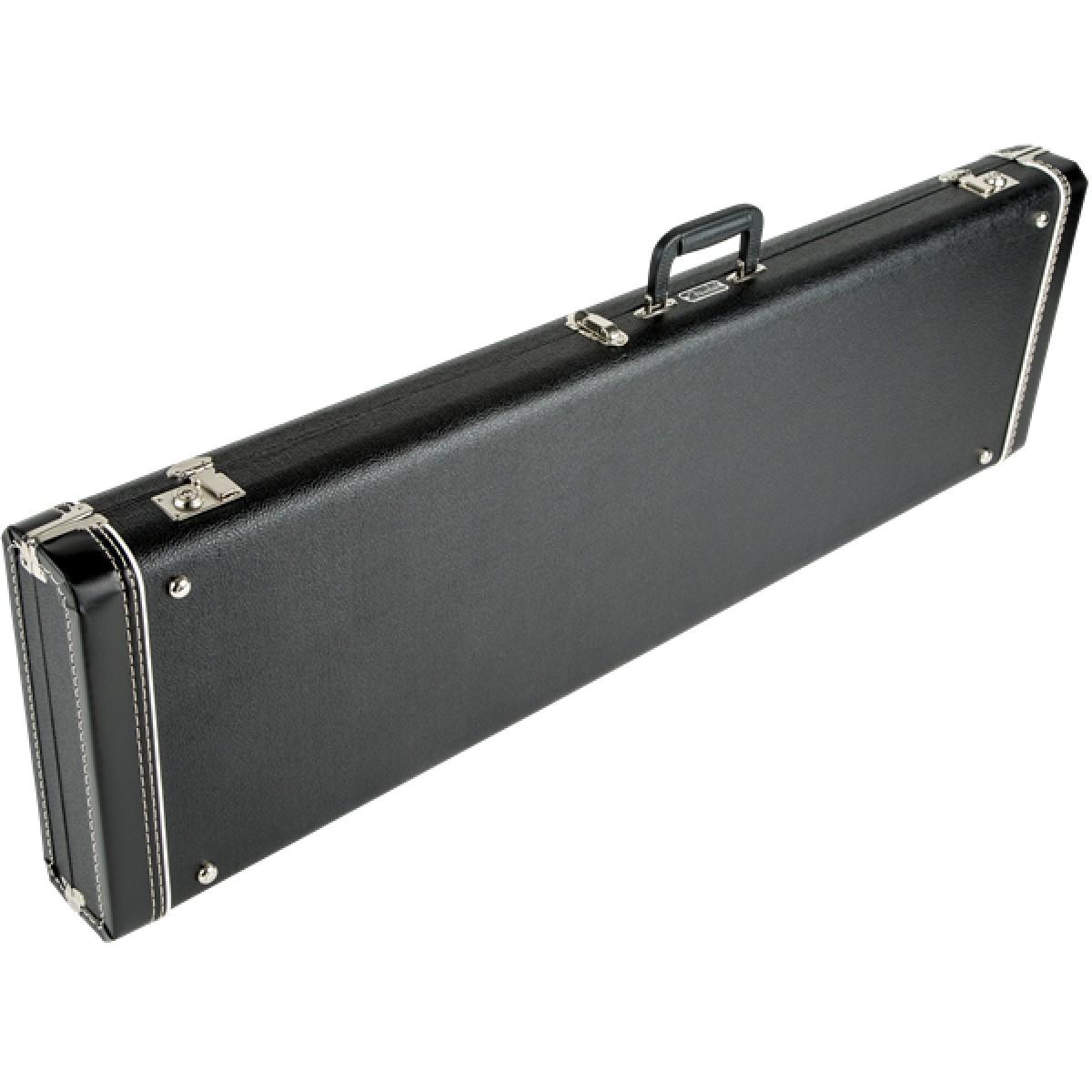 Fender G&G Standard Mustang®/Musicmaster™/Bronco™ Bass Hardshell Case, Black with Acrylic Interior.