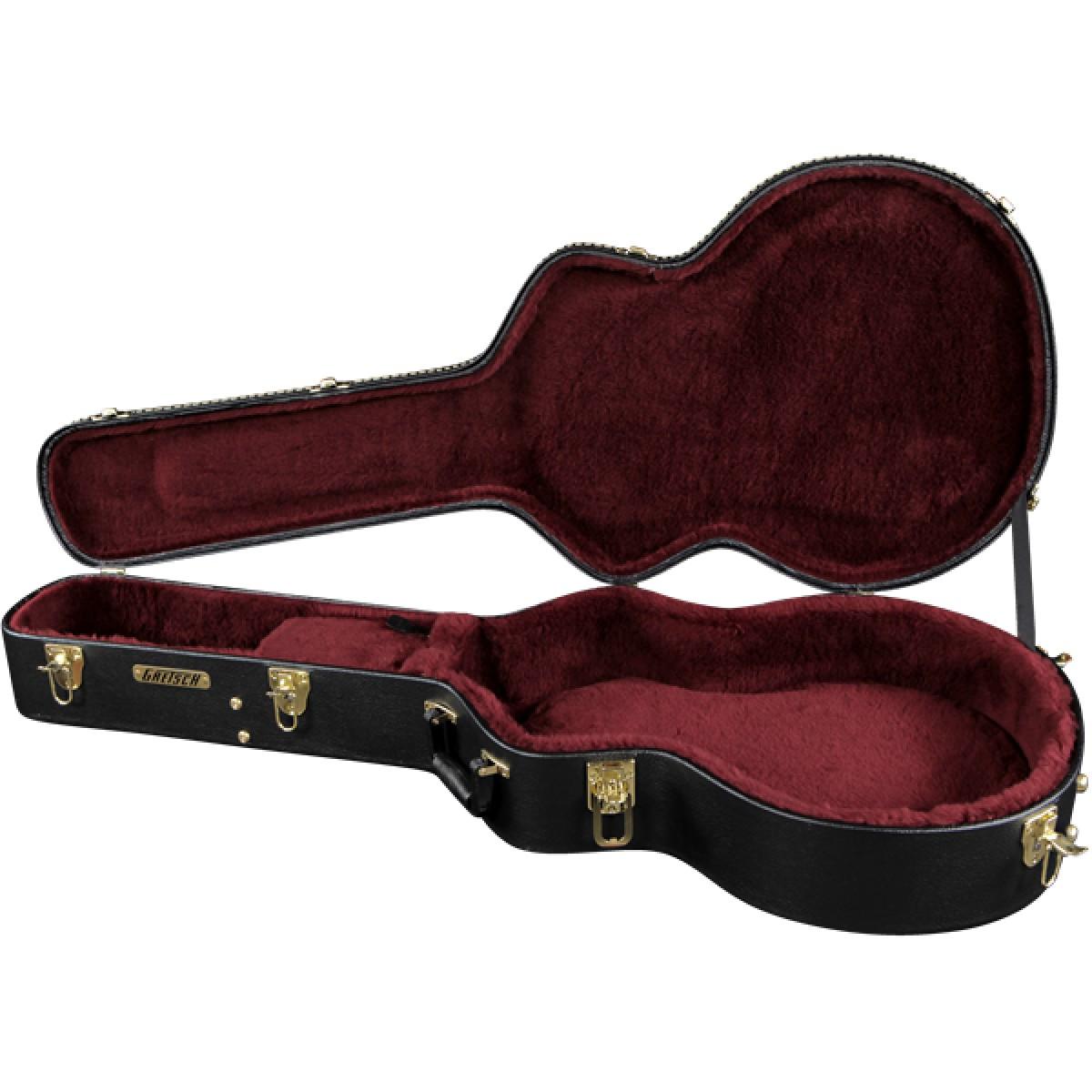 Gretsch G6241 16" Deluxe Hollow Body Electric Hardshell Case, Black