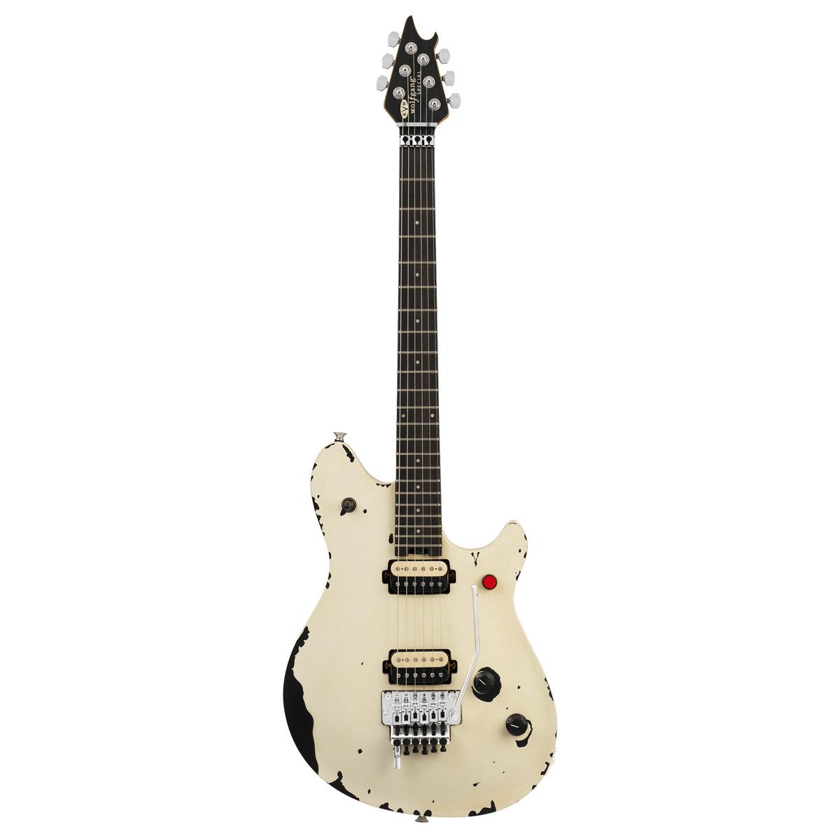 EVH Limited Edition Wolfgang® Special Striped Series - Ebony Fingerboard - Distressed Ivory