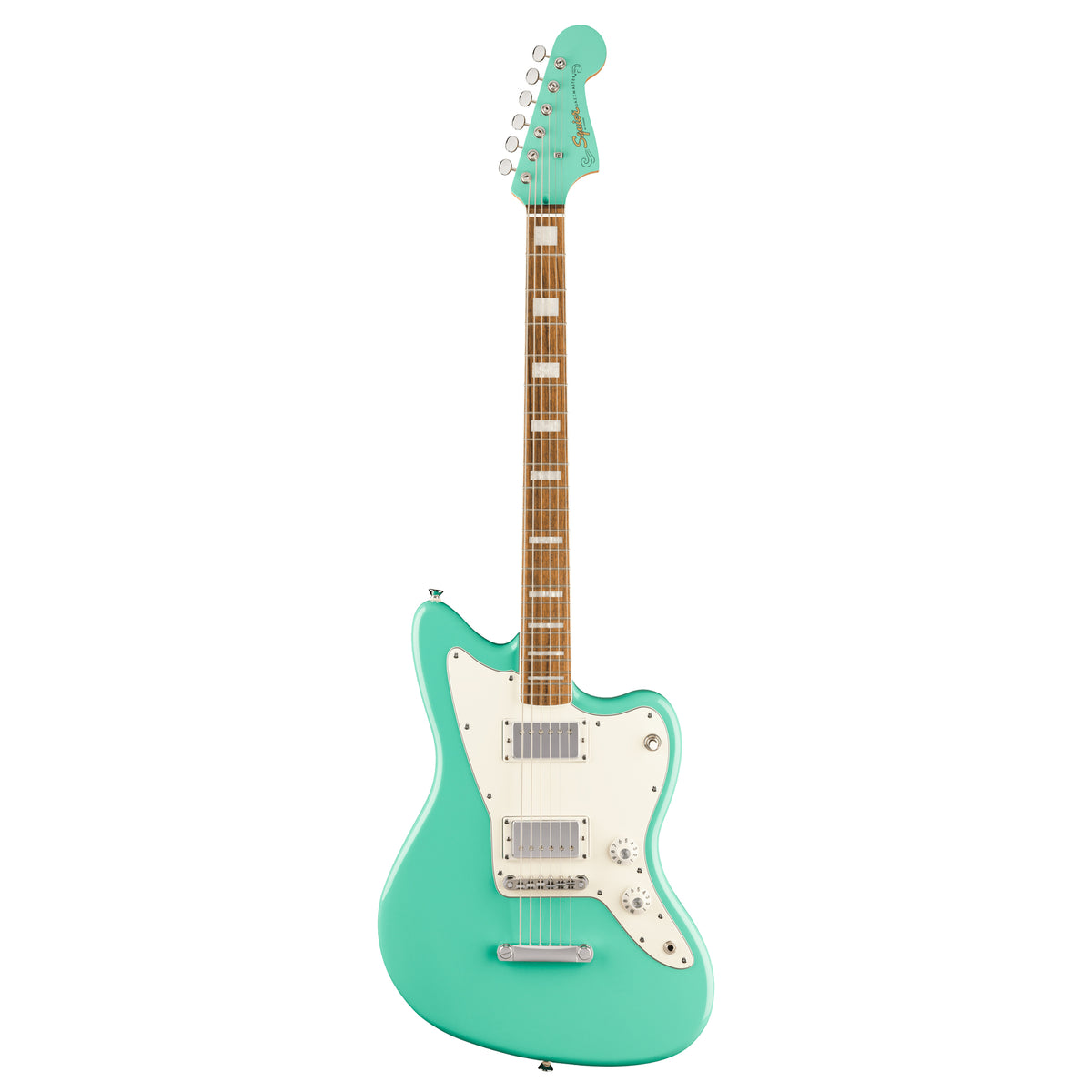 SQUIER Paranormal Baritone Jazzmaster® HH - Laurel Fingerboard - Parchment Pickguard - Sea Foam Green
