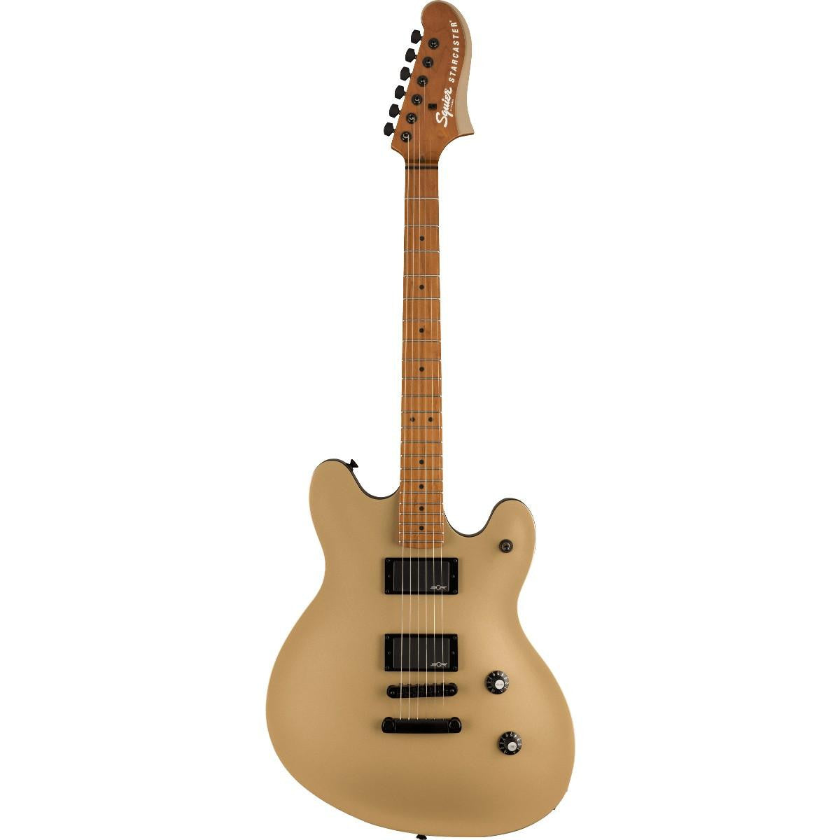 Squier Contemporary Active Starcaster®, Roasted Maple Fingerboard, Shoreline Gold