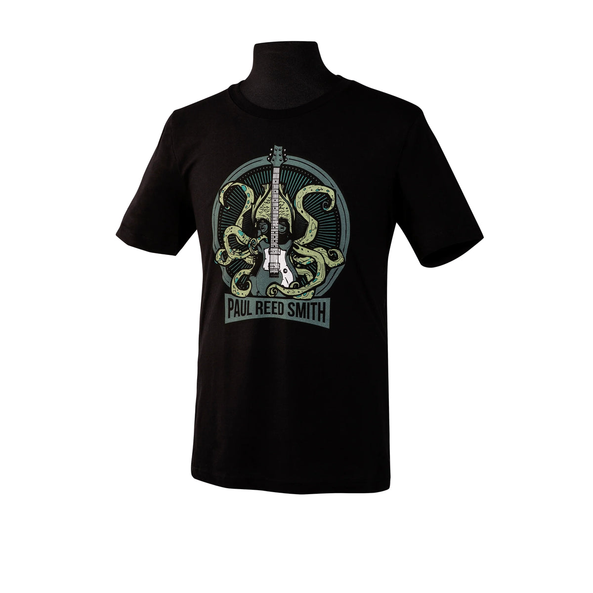 PRS T-shirt S2 à motif Squid Design, noir