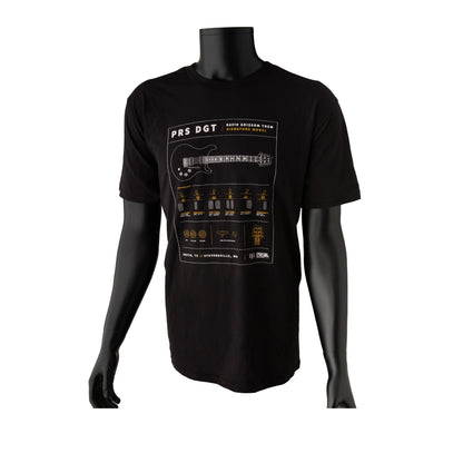 PRS T-shirt DGT (David Grissom), noir