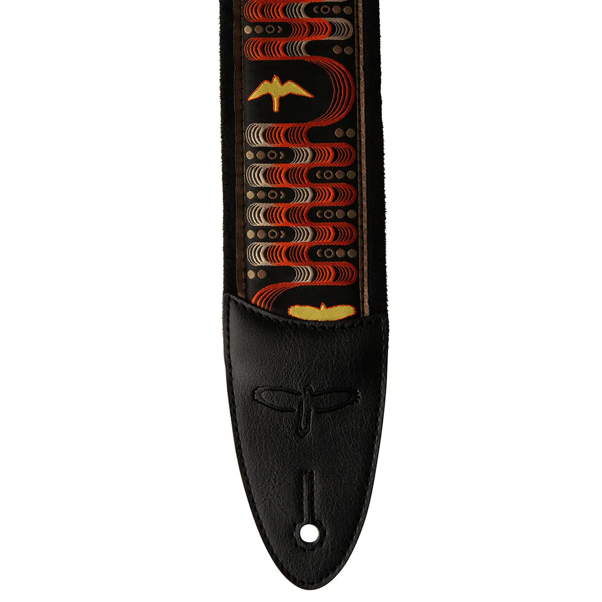 PRS Paul Reed Smith 2.4" Padded Guitar Strap w/FLASH, Custom Jacquard Birds Wavelength - Rouge