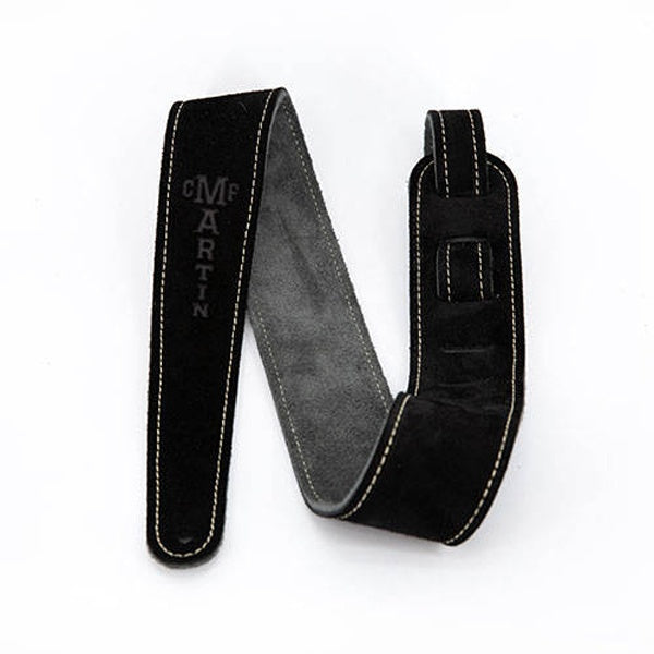Martin Guitars Adjustable Suede Guitar Strap - Black