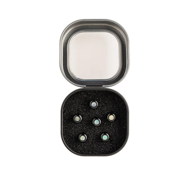 MARTIN Luxe Bridge Pins (Gloss Black with Pearl) - 18APP0015