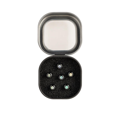 MARTIN Luxe Bridge Pins (Gloss Black with Pearl) - 18APP0015