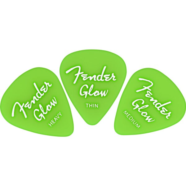 Fender Glow In The Dark 351 Picks - 12-Pack
