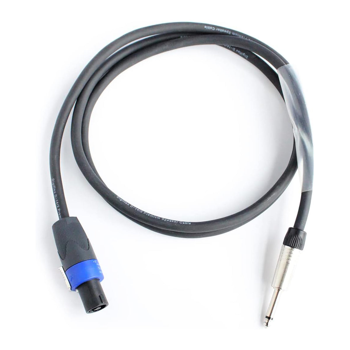 DIGIFLEX NLSPN4-14/2-5 1/4" TS jumboPLUG Straight-to-speakON Speaker Cable - 5'
