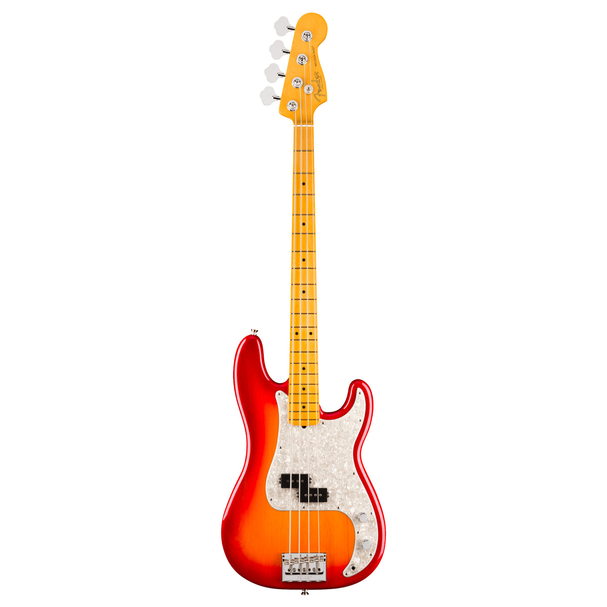 FENDER American Professional Precision Bass® - Touche en érable - Aged Cherry Burst
