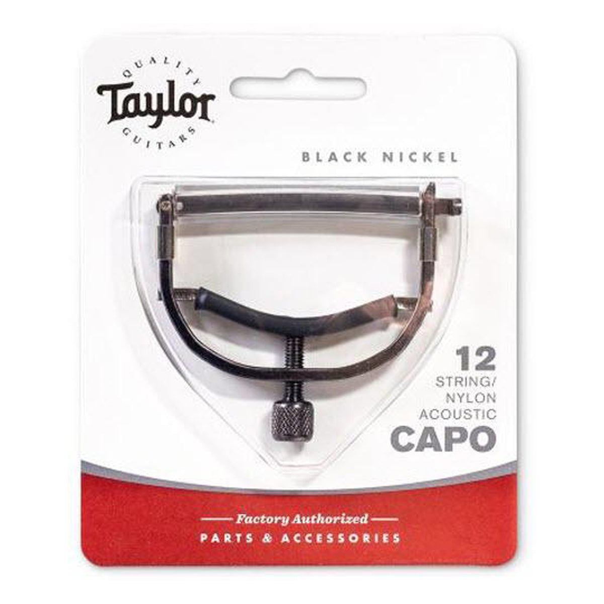 TAYLOR Capo - 12-String / Nylon - Black Nickel