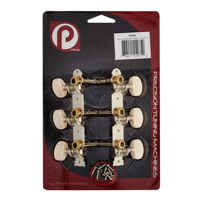 PING Standard Steel Plastic Tuning Machine Head Set - Electric Guitar