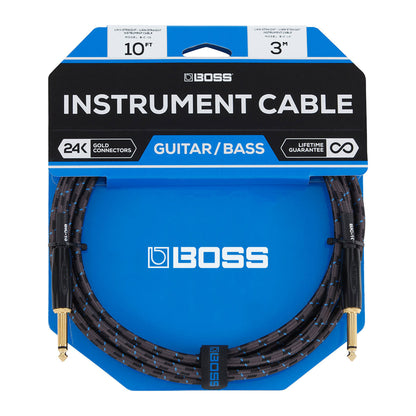 BOSS BIC-10 1/4" TS Straight-to-Straight Instrument Cable - 10'