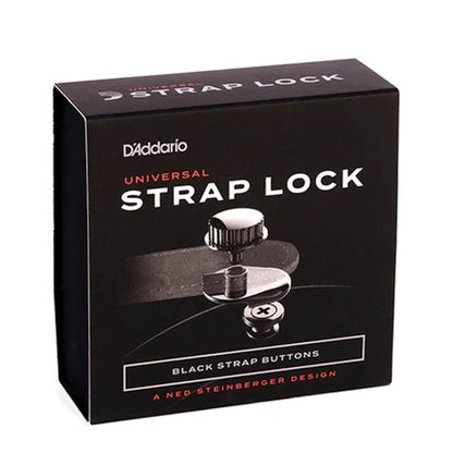 D'ADDARIO Système d'attache-courroie universel - Noir