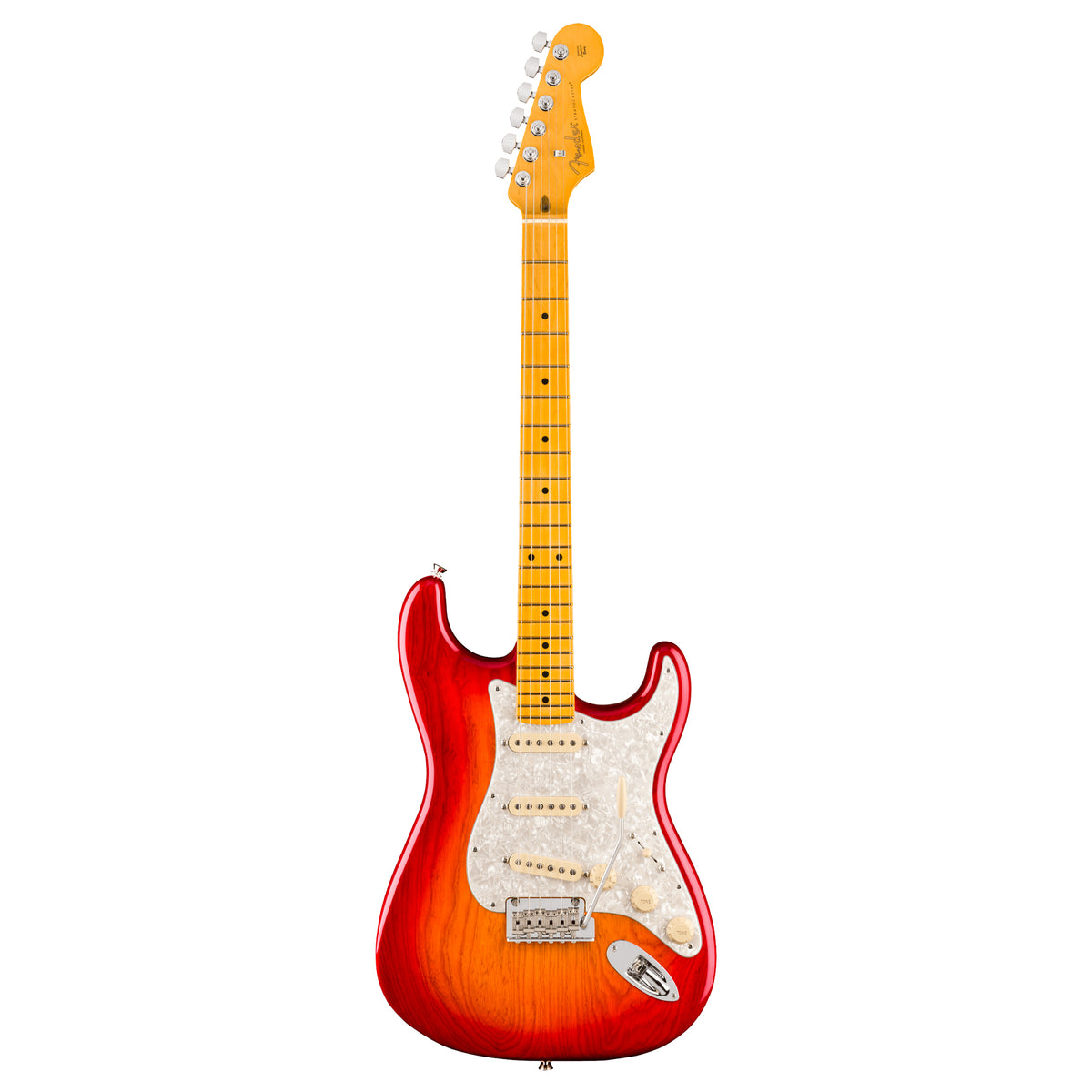 FENDER American Professional Stratocaster® - Touche en érable - Aged Cherry Burst