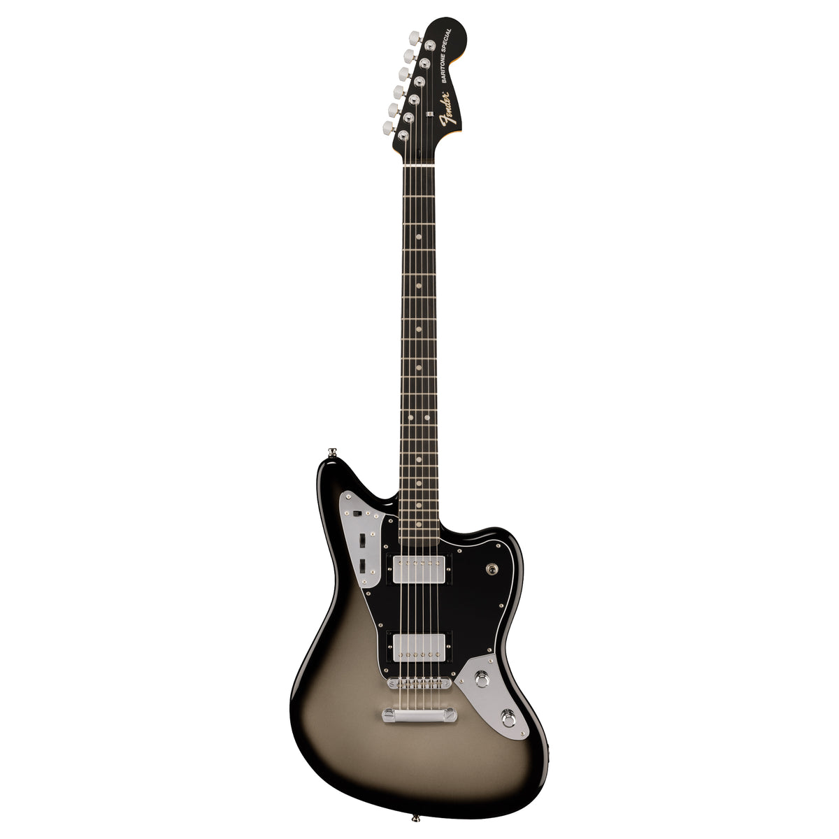 FENDER Limited Edition Player Fusion Jaguar® Baritone - Ebony Fingerboard - Silverburst