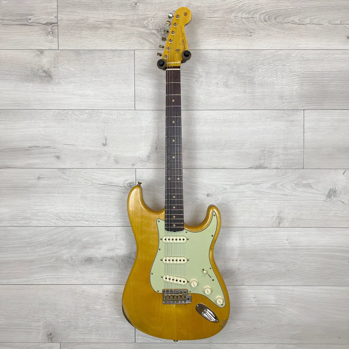 FENDER Custom Shop 59 Stratocaster de style Relic en palissandre avec micros bobinés à la main - Naturel vieilli