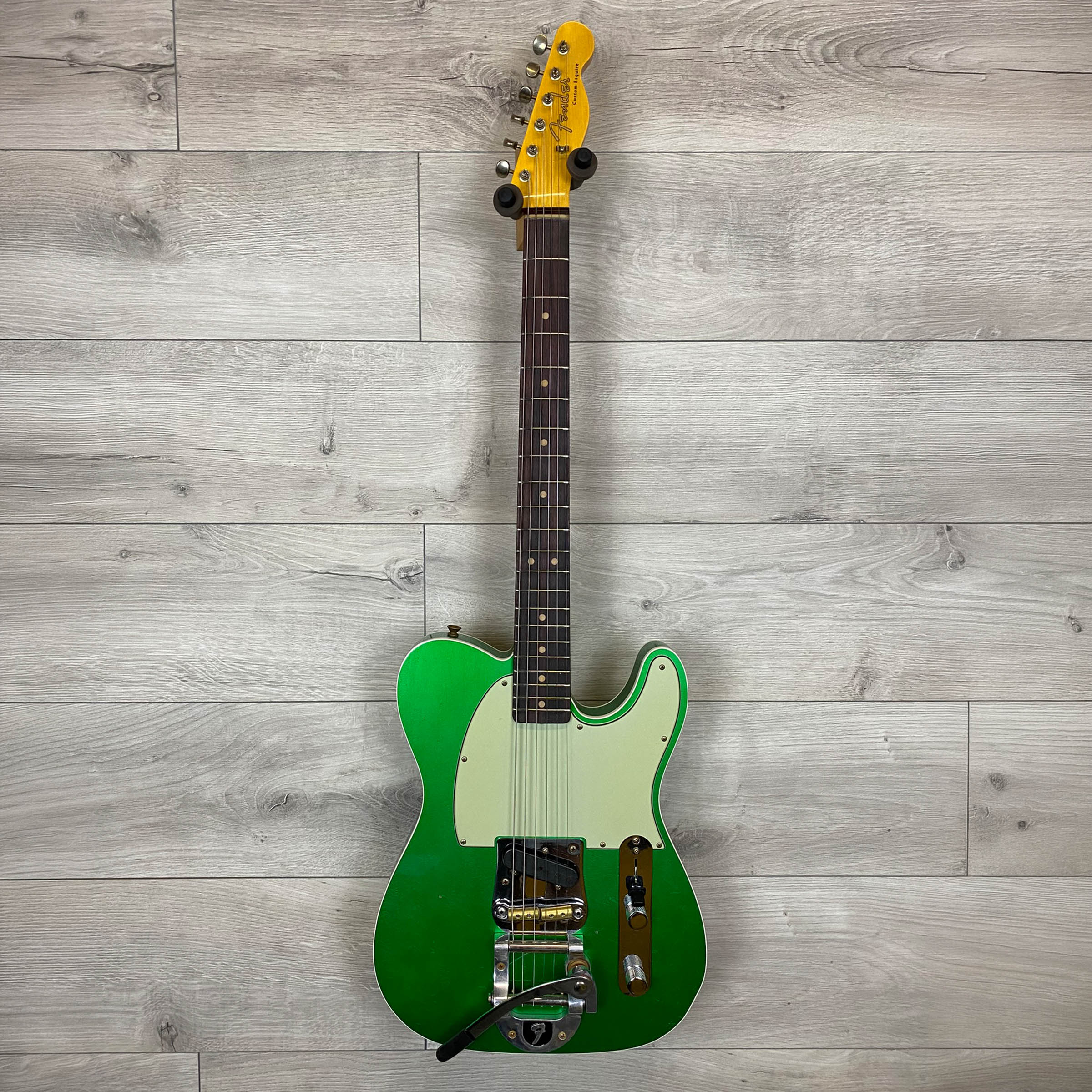 FENDER Custom Shop 63 Esquire Custom Journeyman Rosewood Hand-Wound - Candy Green