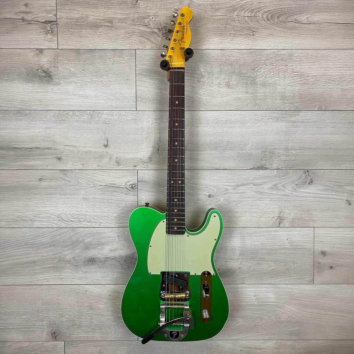 FENDER Custom Shop 63 Esquire Custom Journeyman Rosewood Hand-Wound - Candy Green