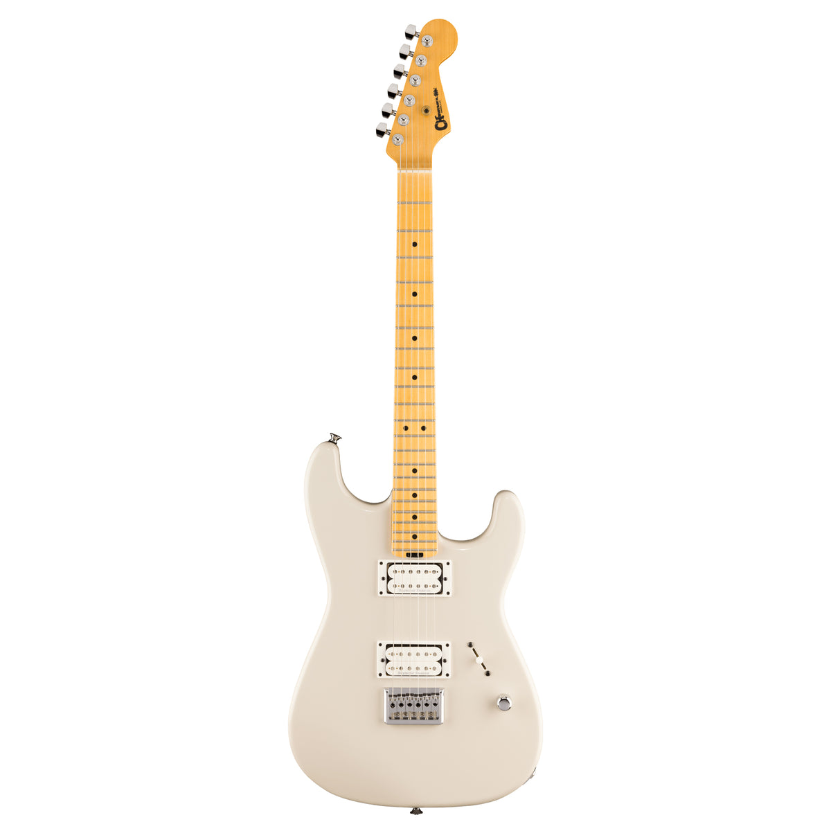 CHARVEL American Neo-Classic San Dimas® SD1 HH HT - Touche en érable - Ivory Blitz