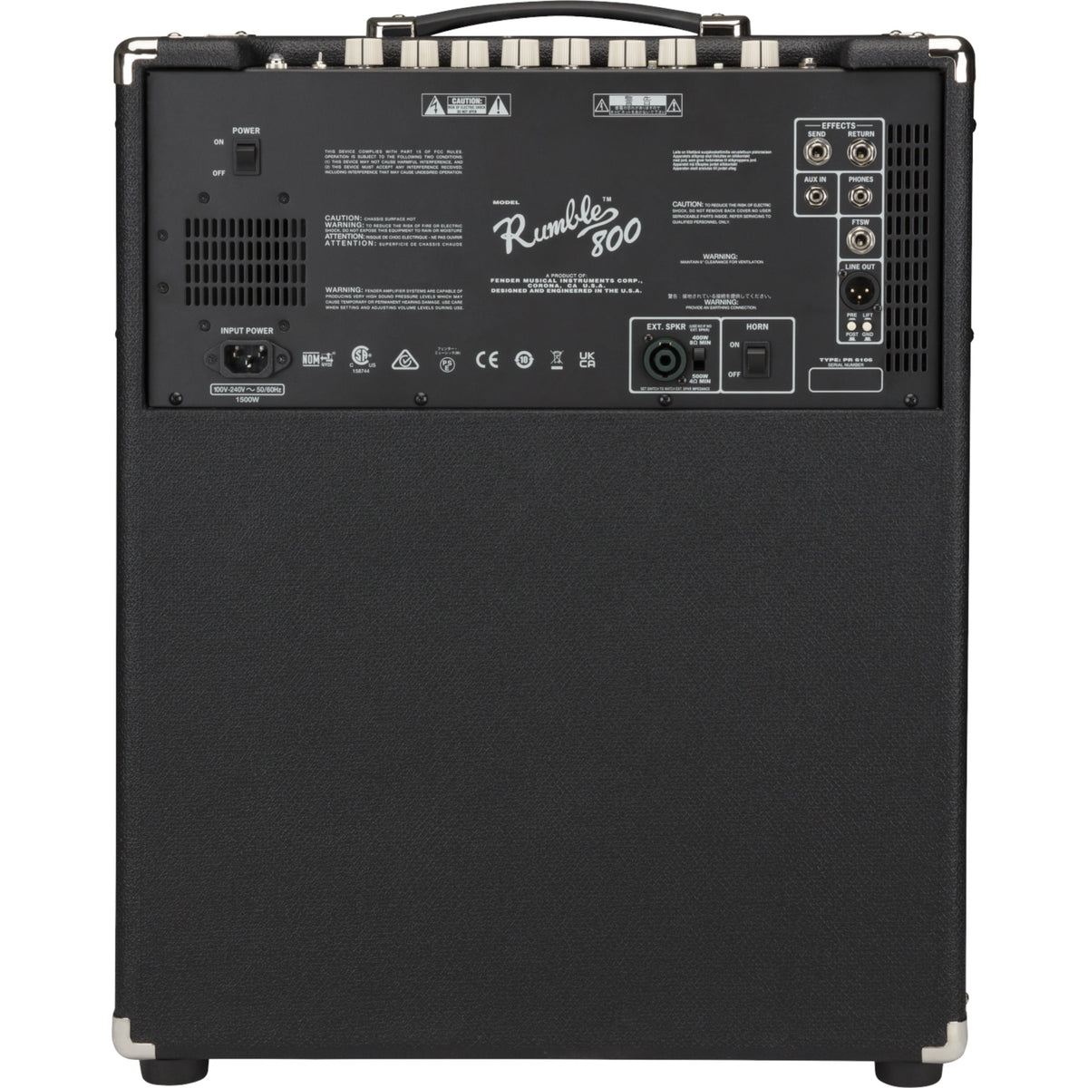 FENDER Rumble 800 Combo Bass Amp