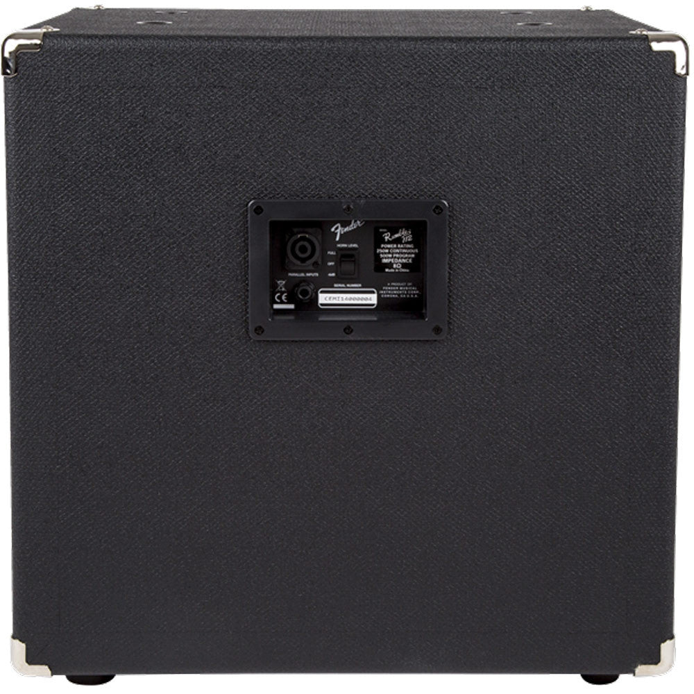 Fender Rumble 112 Cabinet, Black/Silver
